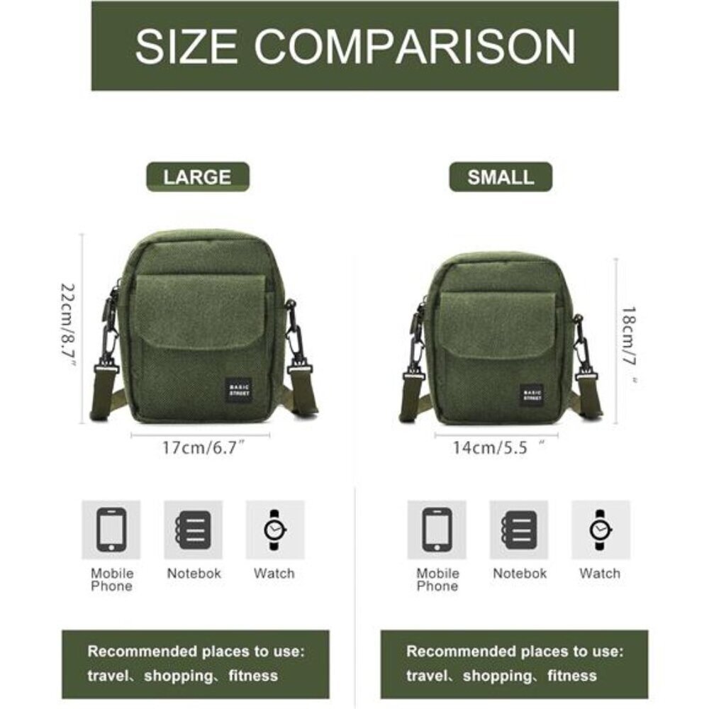 𝑺𝒎𝒂𝒍𝒍 𝑪𝒓𝒐𝒔𝒔𝒃𝒐𝒅𝒚 𝑩𝒂𝒈 𝑺𝒊𝒅𝒆 𝑺𝒉𝒐𝒖𝒍𝒅𝒆𝒓 𝑩𝒂𝒈 - Picture 4 of 7